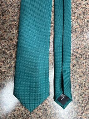 Bespoke Teal Textured Men's Tie